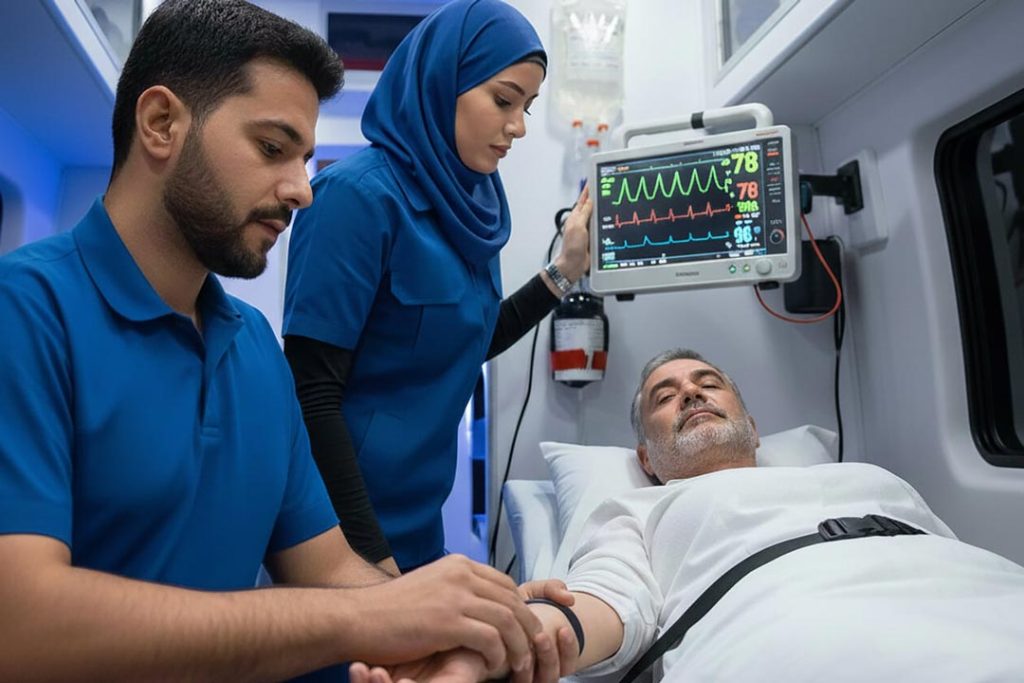 بررسی علائم حیاتی بیمار